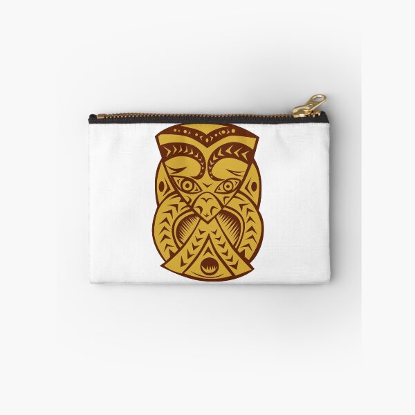 Item preview, Maori Mask Woodcut designed and sold by patrimonio.