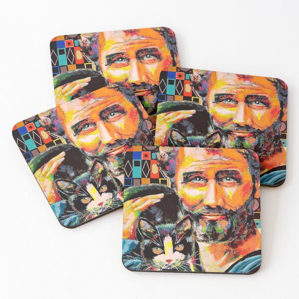 Item preview, Gustave Klimt and his cat designed and sold by Marie-Armelle Borel.