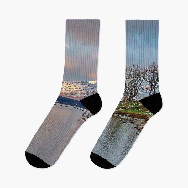 Item preview, Trawsfynnydd Reservoir Sunset designed and sold by AnnDixon.