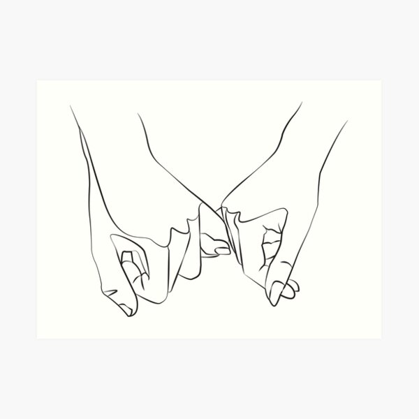 Holding Hands Art Prints Redbubble