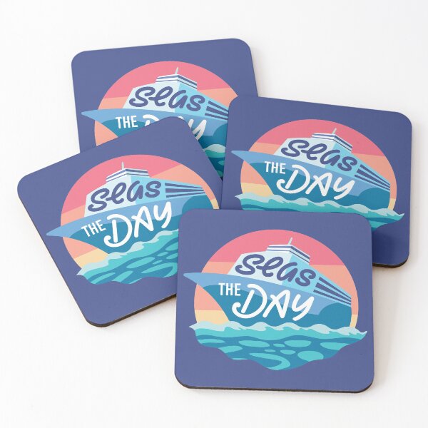 Item preview,  Seas The Day - Funny Cruising Quote designed and sold by Sandra78.