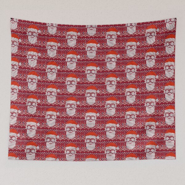 Item preview, Ugly Christmas Xmas Sweater Hipster Santa Claus Norway Gift designed and sold by peter2art.