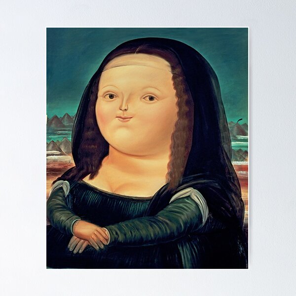 Item preview, funny mona lisa  designed and sold by betsku.