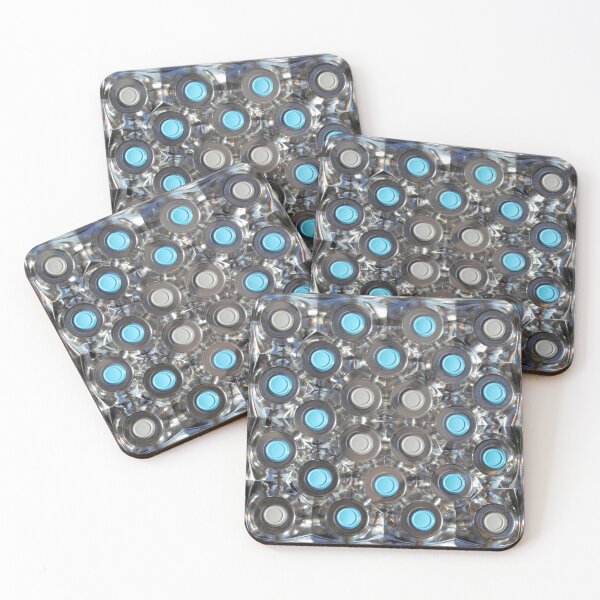Item preview, Blue dots Grey dots designed and sold by Andykinoz.