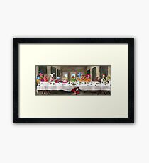 The Last Mupper Framed Print