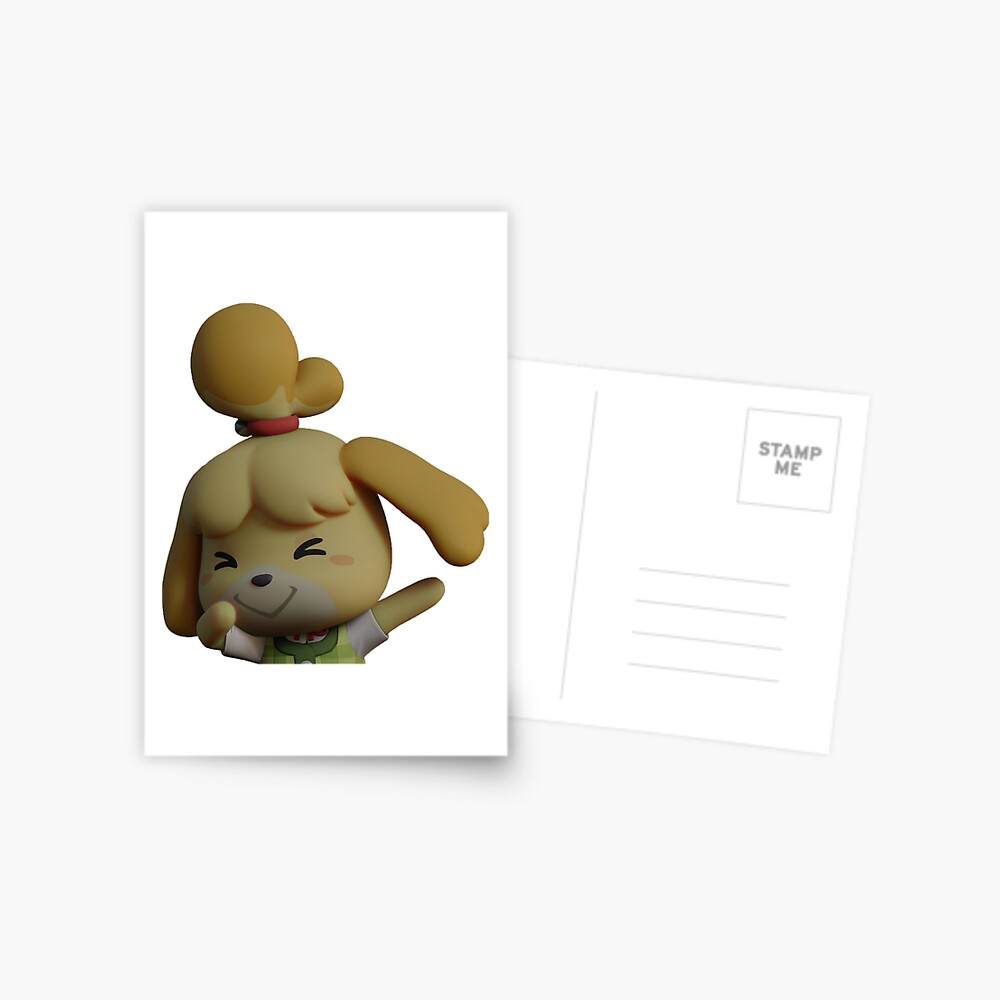 Transparent Isabelle Dabbing Sticker Postcard By Ushka Redbubble