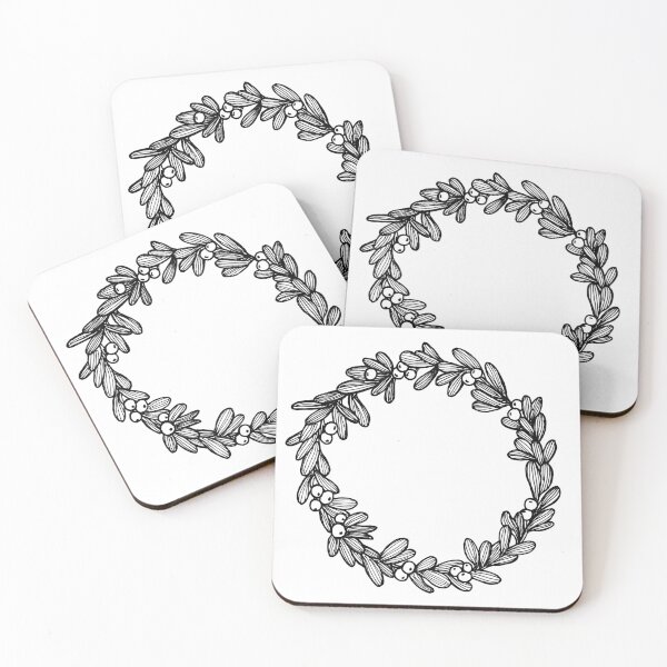 Item preview, Mistletoe wreath designed and sold by crumpsticks.