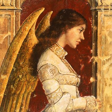 Pre-Raphaelite Fresco Angel