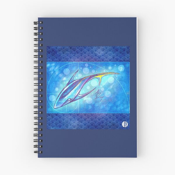 Item preview, Abstract Blue Fish II designed and sold by hinxlinx.