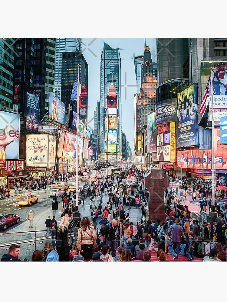 Times Square Tourists (color marker) by RayW