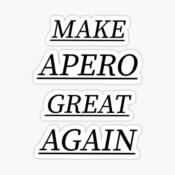 APERO Sticker