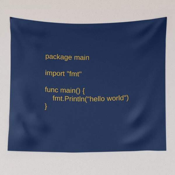 Item preview, golang Go Programming Language Hello World designed and sold by vladocar.