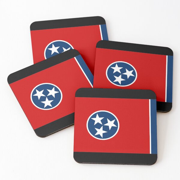 Item preview, Tennessee State Flag - USA Nashville Memphis - Bedspread T-Shirt Sticker designed and sold by deanworld.