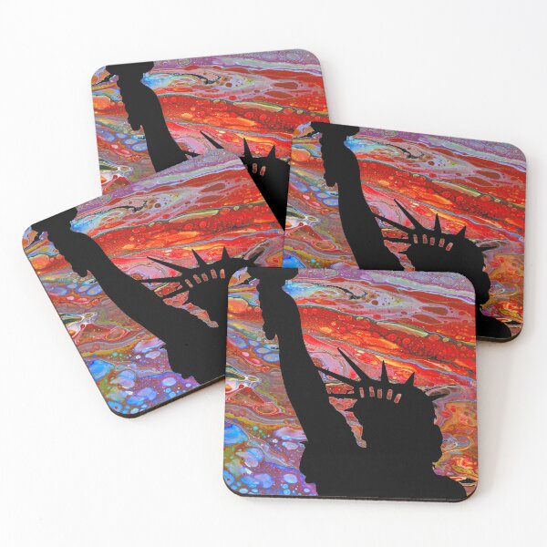 Item preview, Statue of Liberty silhouette designed and sold by Bravuraartsy.