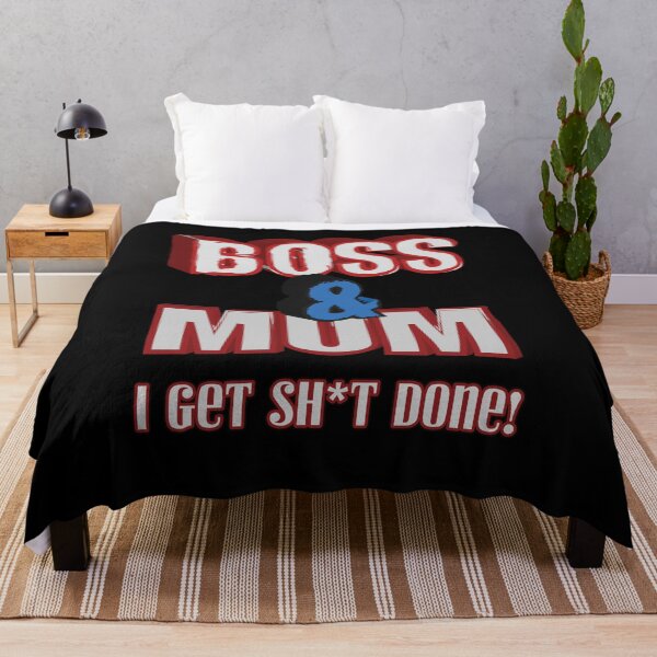 Item preview, Boss and mum I get stuff done funny design designed and sold by Kam-designs.