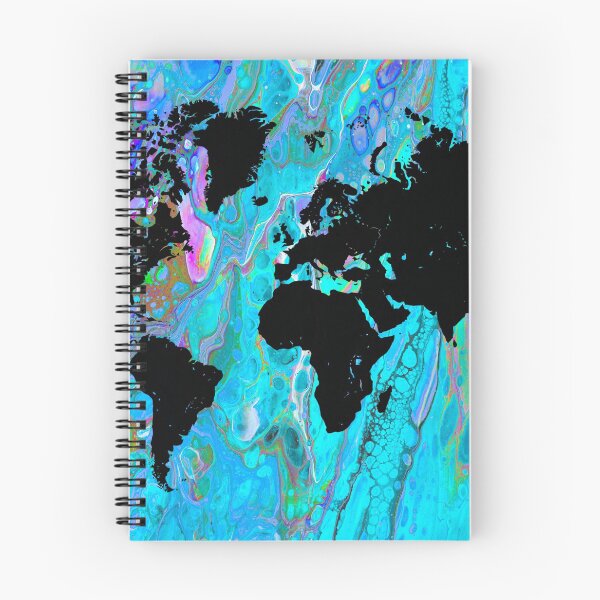 Item preview, Blue earth in acrylic designed and sold by Bravuraartsy.