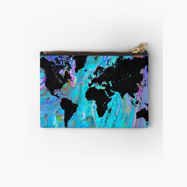 Item preview, Blue earth in acrylic designed and sold by Bravuraartsy.