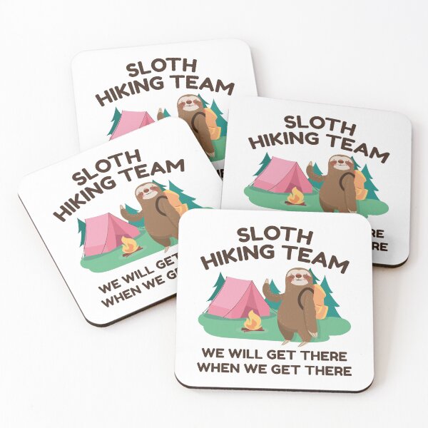 Item preview, Sloth Hiking Team designed and sold by LuckyFoxDesigns.