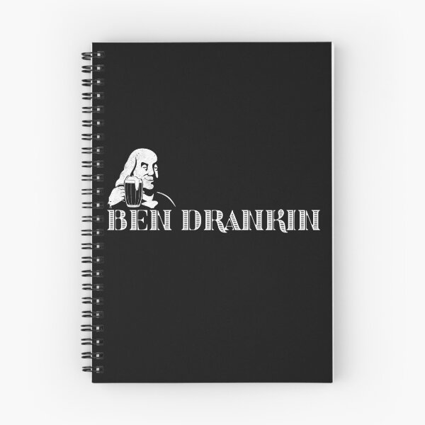 Item preview, Ben Drankin vintage 4th of July drinking Benjamin pun gift designed and sold by alenaz.