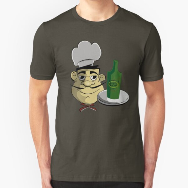 usa new york tshirt chef by rogers bros co Slim Fit T-Shirt