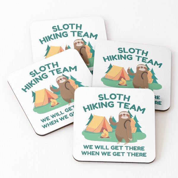 Item preview, Sloth Hiking Team designed and sold by LuckyFoxDesigns.