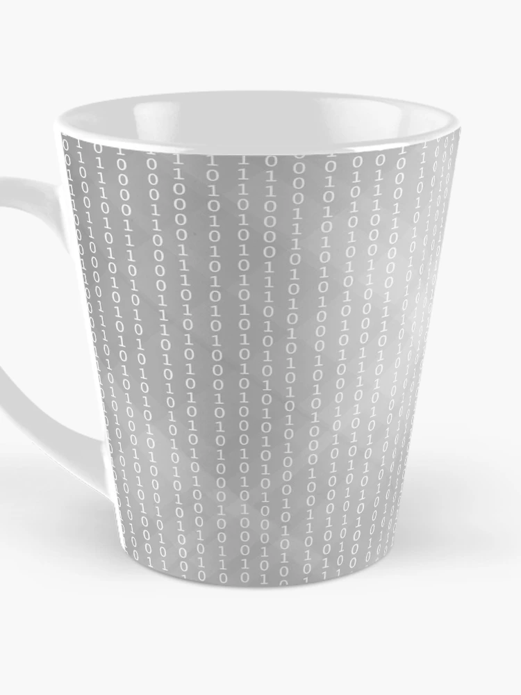 Thumbnail 3 of 4, Coffee Mug, Binary Code Background. Concept Binary Code Numbers. Algorithm Binary, Data Code, Decryption and Encoding. designed and sold by valeo5.