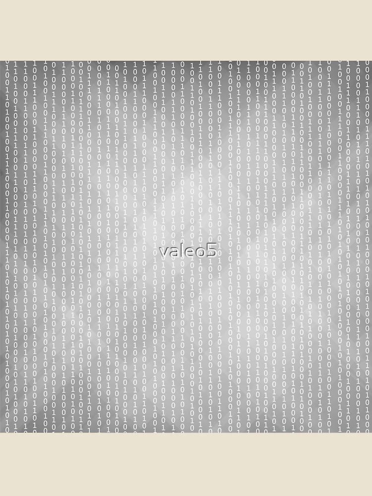 Thumbnail 4 of 4, Relaxed T-Shirt, Binary Code Background. Concept Binary Code Numbers. Algorithm Binary, Data Code, Decryption and Encoding. designed and sold by valeo5.