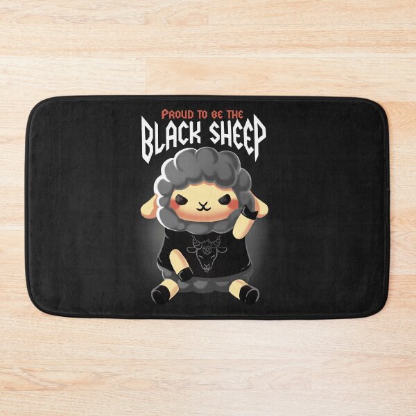 Item preview, Black Sheep - Cute Fluffy Animal - Metal Music designed and sold by BlancaVidal.