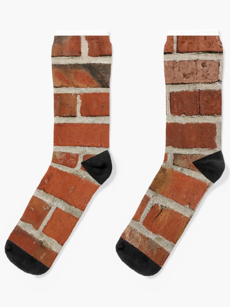 Old Red Clinker Bricks Wall Gift Socks for Sale by Sandra78