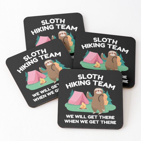 Item preview, Sloth Hiking Team designed and sold by LuckyFoxDesigns.