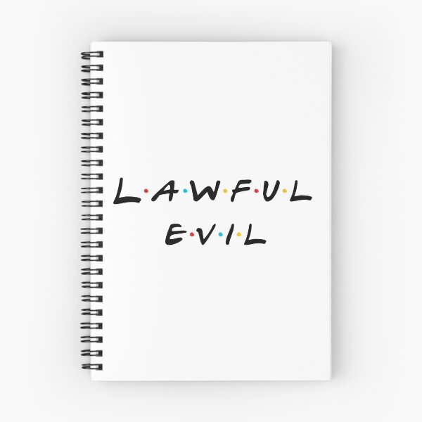 Item preview, Lawful Evil designed and sold by DoodleDashCollective.