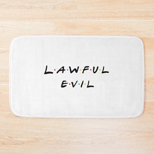 Item preview, Lawful Evil designed and sold by DoodleDashCollective.