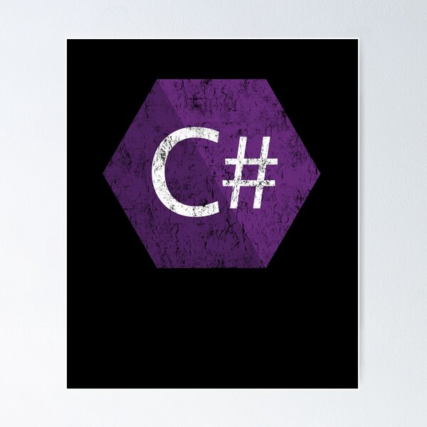 Artikel-Vorschau von Vintage C # C Sharp-Programmierer, designt und verkauft von vladocar.