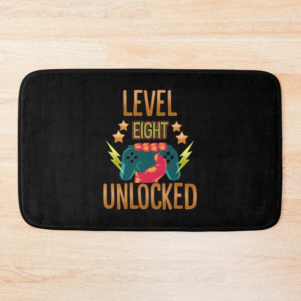 Item preview, Level Eight Unlocked | Gamer Birthday Gift Kids designed and sold by anziehend.