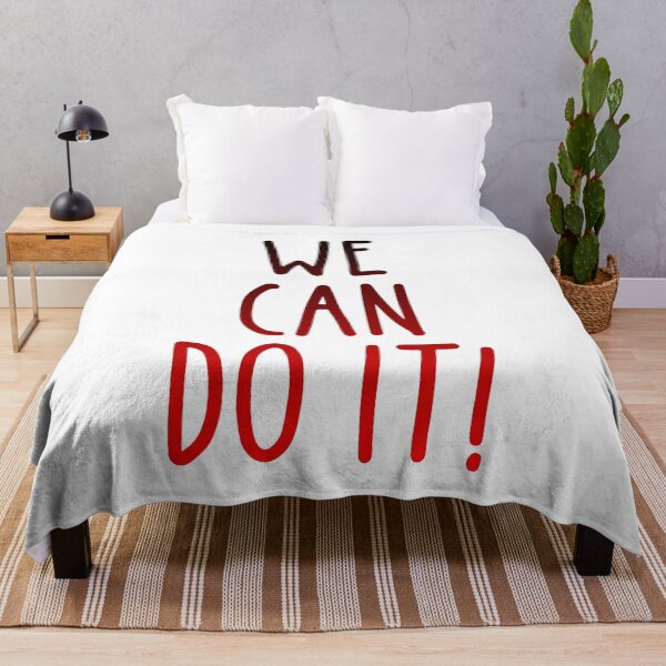 Item preview, We Can Do It (Text Quote) designed and sold by SassyClassyMe.