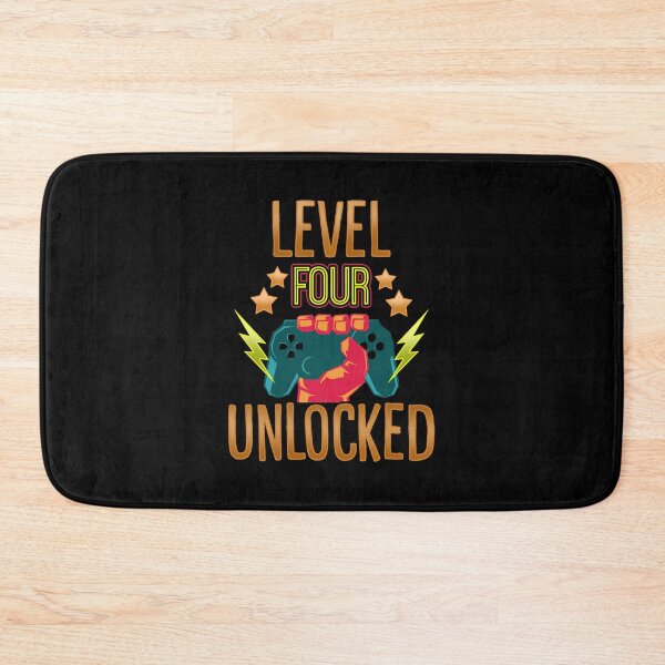 Item preview, Level Four Unlocked | Gamer Birthday Gift Kids designed and sold by anziehend.
