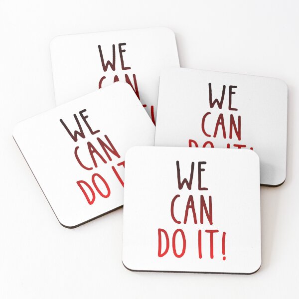 Item preview, We Can Do It (Text Quote) designed and sold by SassyClassyMe.