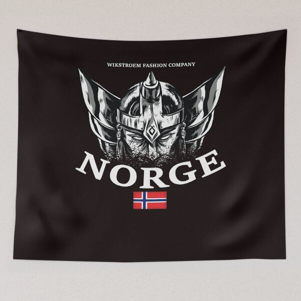 Artikelvorschau, Wikstroem Norwegen Wikinger Norge Flagge  entworfen und verkauft von Naohiro.