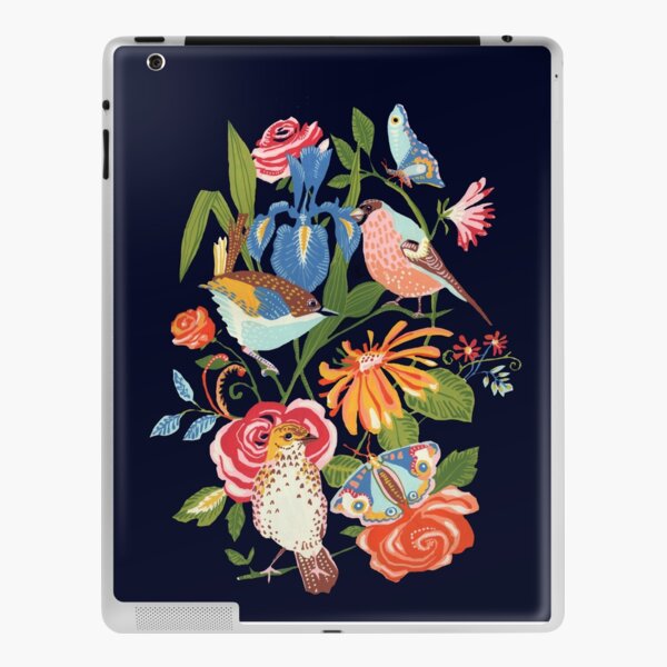 Garden birds and butterflys iPad Skin
