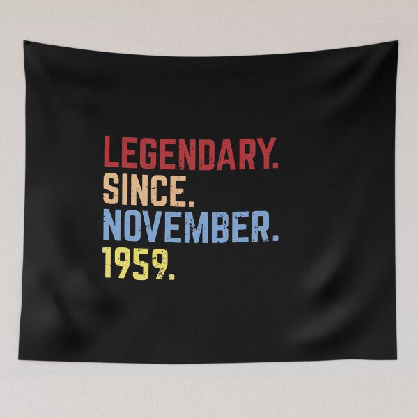 Item preview, Retro Vintage 60th Birthday Legendary Since November 1959 designed and sold by eulonix.