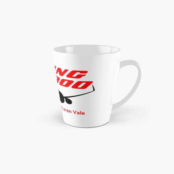 Boeing 737-800 39372 VH-XZH (Black Print) Tall Mug