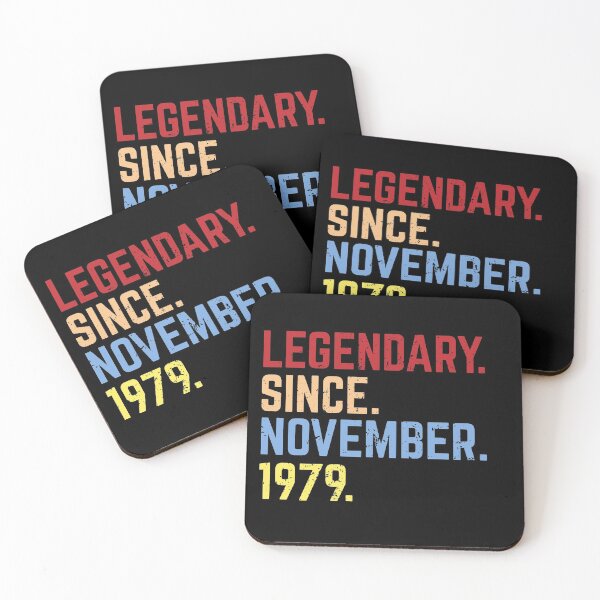 Item preview, Retro Vintage 40th Birthday Legendary Since November 1979 designed and sold by eulonix.