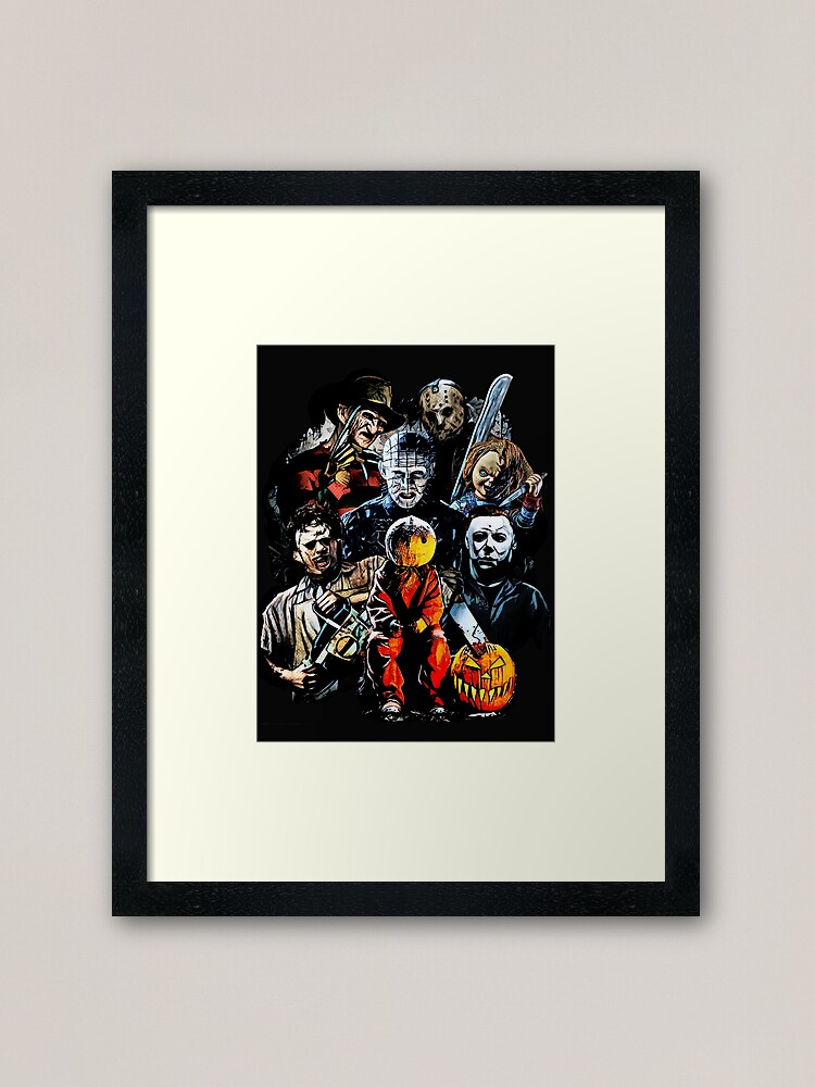 Alternate view of Horror Framed Art Print