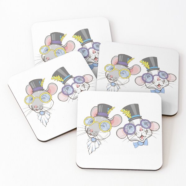 Item preview, mice in hats designed and sold by minyanna.