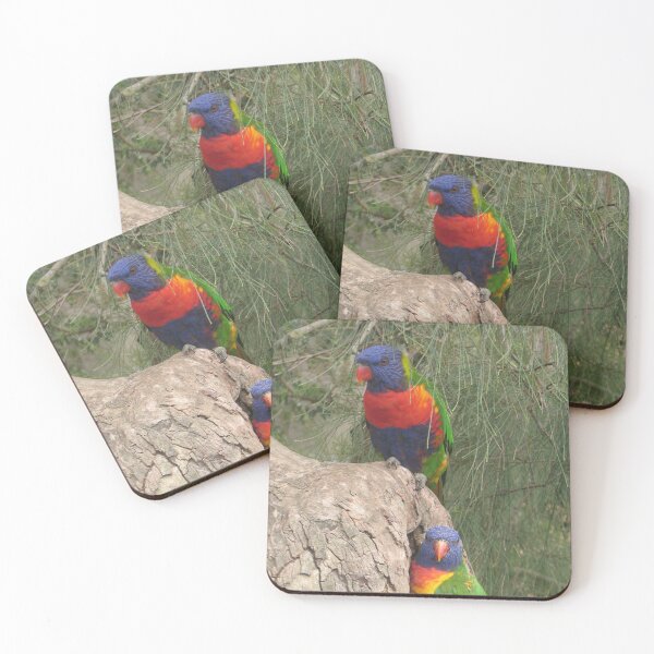 Item preview, Lorikeet Greeting Card Rainbow Lory Parrot Photo designed and sold by deanworld.