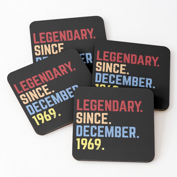 Item preview, Retro Vintage 50th Birthday Legendary Since December 1969  designed and sold by eulonix.