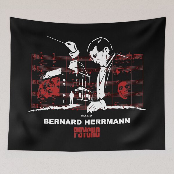 Item preview, Bernard Herrmann Psycho (Series 3) - Variant 2 designed and sold by Cinefanart1.