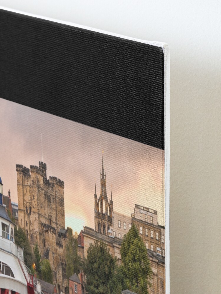 Alternate view of Swing Bridge and Castle Keep, Newcastle, Tyne and Wear Mounted Print