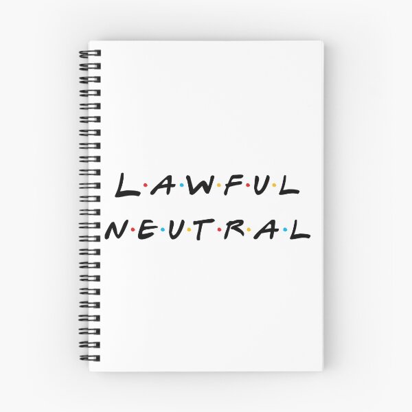 Item preview, Lawful Neutral! designed and sold by DoodleDashCollective.