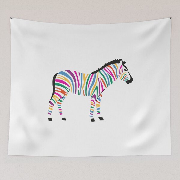 Artikelvorschau, Buntes Zebra entworfen und verkauft von nmdesigns1.